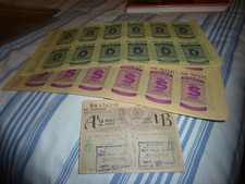 PETROL COUPONS A SELECTION OF.