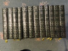 Leather gilt books from - leather,