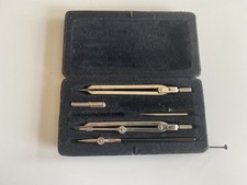 Draughtsman Antique Metal Technical Drawing Instrument with Set dividers 