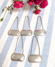 Decanter tags labels - decanter, set