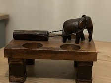 Vintage Dark Solid Heavy Wood