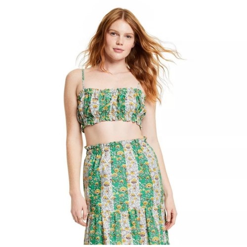 Rhode green floral skirt - rhode,