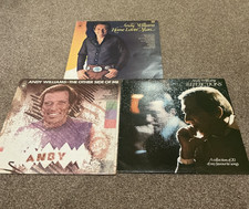Andy Williams Collection of 3 x Vinyl LP Records in very good condition