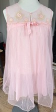 Pink Babydoll Chiffon Vintage
