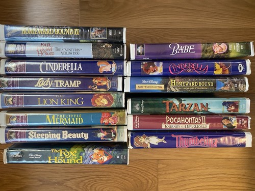 Disney vhs collection assorted - vhs,