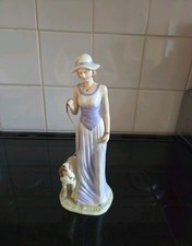 SBL Regal House Collection Girl With Dog Figurine Bianca