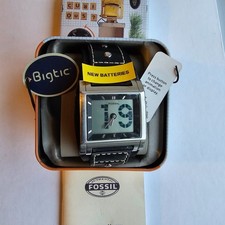 Fossil BIG TIC "Counting Seconds" BG-1008 Watch -  With New Batteries