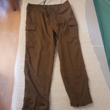 Vintage 1970s South African SADF Nutria Brown Combat Trousers 44'' waist XXL