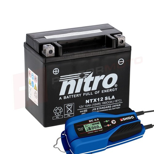 Nitro agm gel battery dc4 - agm, +