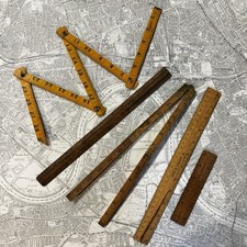 Vintage Boxwood Rulers As Found