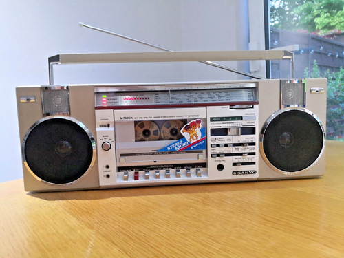 Sanyo 7880k boombox stereo - m-7880k,
