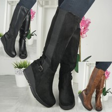 Wedge Boots Shoes Ladies