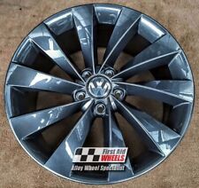 R128CG Exchange VW SCIROCCO 4x 18" GENUINE INTERLAGOS GRAPHITE ALLOY WHEELS