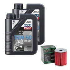 Service Kit for 2004 Suzuki AN 400 Burgman WVBW1111, LM 15W-50 Street 2L