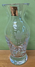 Rockingham Crystal Vase Fuchsia Cascade , 12.5 cms tall. No box
