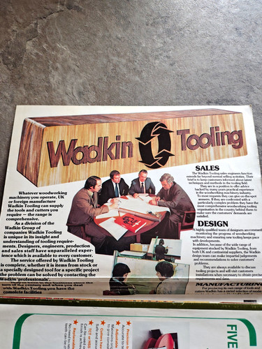 Wadkin tooling brochure - wadkin,