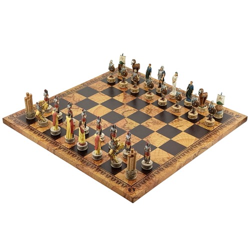 Trojan war chess set - chess, +