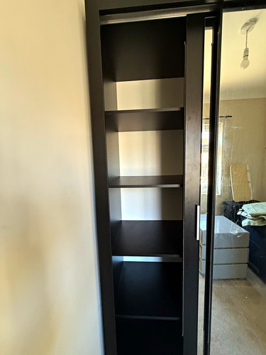 Black freestanding door - black,