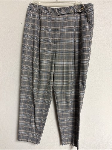 Topshop grey checkered - grey,