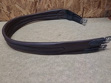 Stubben Thick Soft Padded Leather girth, Black,49". (ref. 402B)