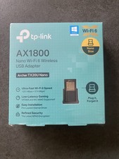 TP-Link AX1800 Archer TX20U Nano Wifi 6 Wireless-USB Adapter, Fast Wifi 