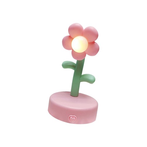 Flower table lamp night - flower,
