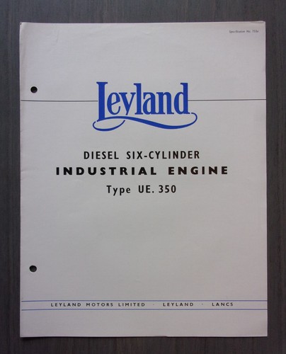 Leyland diesel cyl 350 - leyland,