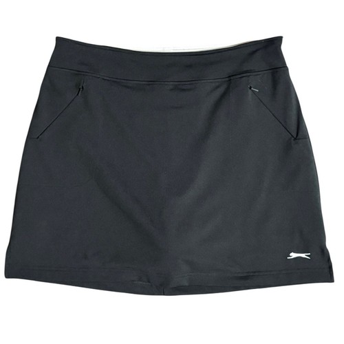 Slazenger black pull skort - pull-on,