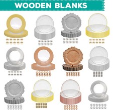 Vintage Glass Charger Plates