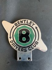 Bentley  Drivers Club Badge