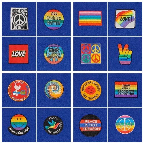 Rainbow lgbt peace patch - rainbow,