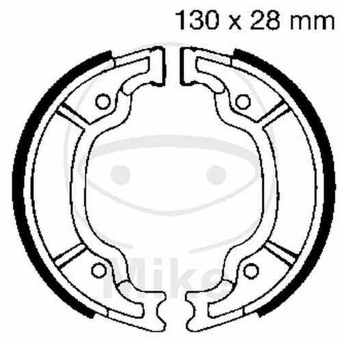 Pair brake jaws - brake, y527