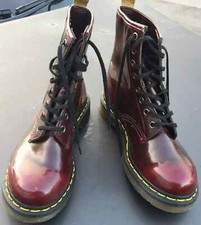 Dr Martens 1460 cherry arcadia vegan synthetic boots UK 4 EU 37