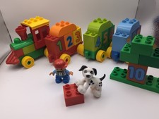 Duplo 10558 My First Counting Train with Boy & Dog LEGO Number Blocks