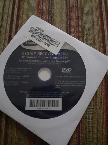 Samsung system recovery media - samsung,