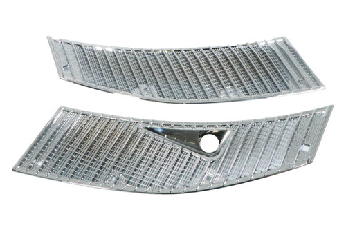 Chrome decorative grille