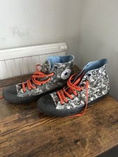 Skull/Camo Print High-Top