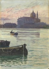 Honora Jackson - Watercolour Painting - Venice Italy - 20th Century