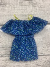 Barbie Outfit Blue Floral