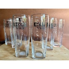 Becks vier pint glasses - x6,