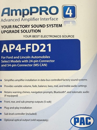 New pac amppro - new,