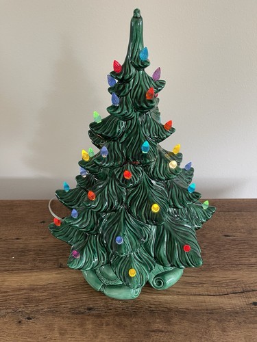 Vintage ceramic christmas tree - vintage,