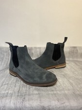 SUPERDRY Mens Blue Suede