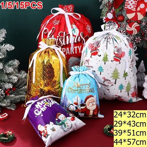 15x large christmas sacks - large,