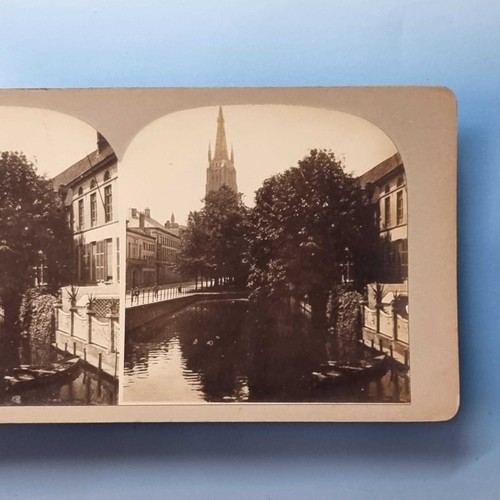 Bruges stereoview c1926 - stereoview,
