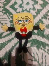 Spongebob wearing suit with - spongebob, a