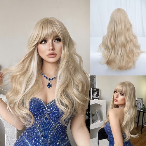 Synthetic hair mixed blonde - synthetic,