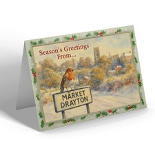 XMAS NOTELET - Market Drayton