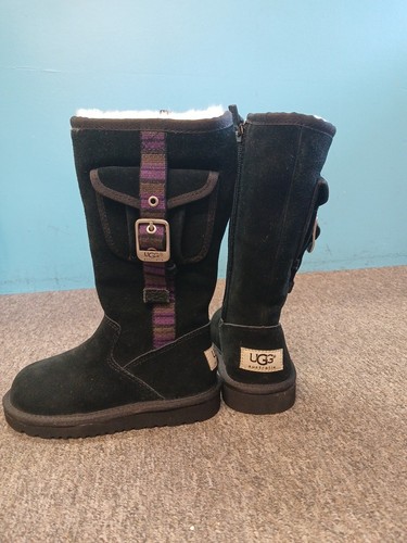 Girls ugg size black boots - ugg, 10