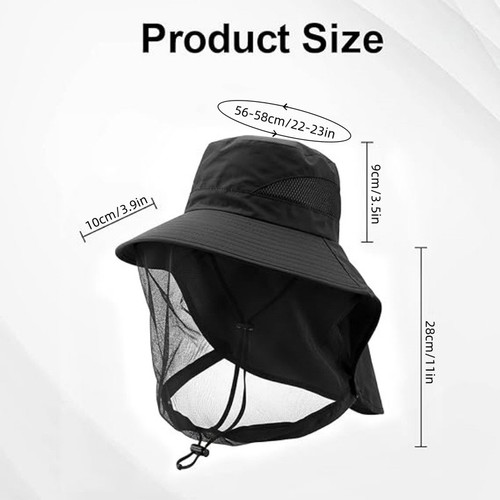 Midge head net hat - midge,